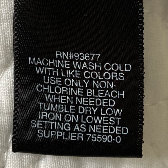 Liz Claiborne Faux Wrap Dress Blue and White Floral Knee Length V Neck Size M - Picture 4 of 11